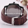 Leather strap sport men watch 2014